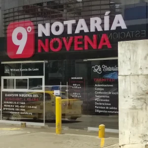Notaria Novena Panama via Espana